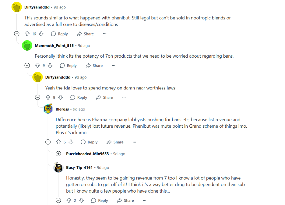 reddit comment on 7oh fda